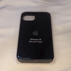 Apple iPhone 14 Silicone Case - Midnight Black